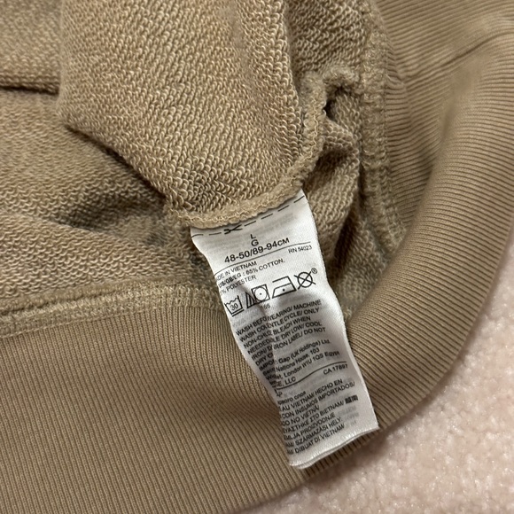 GAP light weight terry cloth oversize sweater size L - Picture 4 of 4